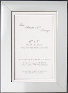 E Range - Flat White Photo Frame