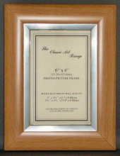 F Range - Dome Beech Silver Picture Frame