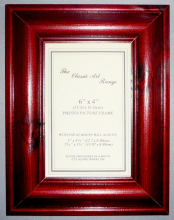 F Range - Henly Mahogany Wood Picture Frame